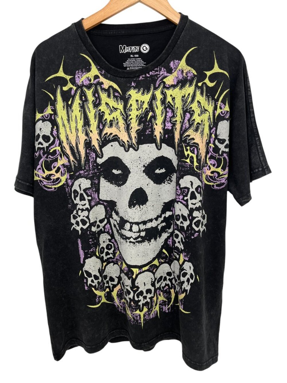 Misfits Men’s T-Shirt Multi Skull Graphic NWT XL